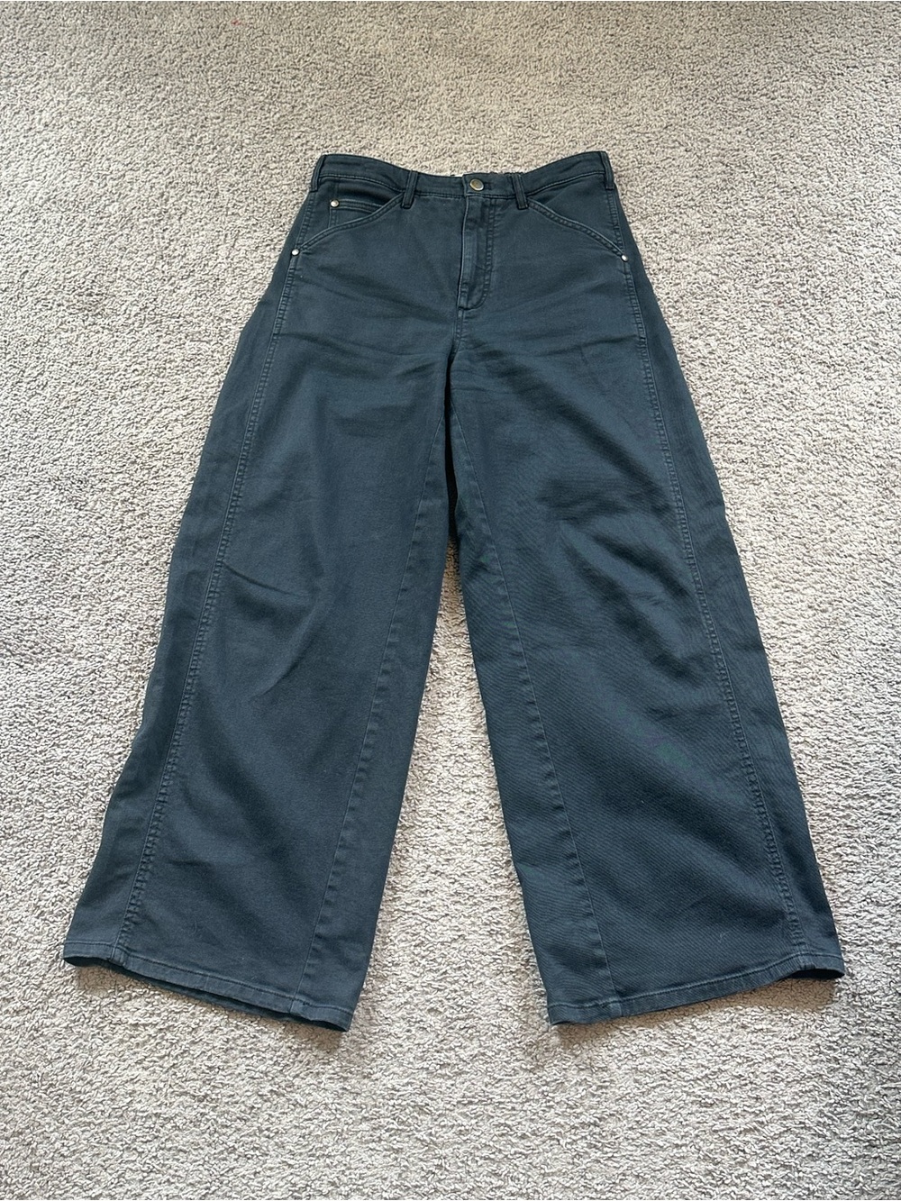 Anthropologie Pilcro Wide Leg Dark Blue Women’s Jeans Small